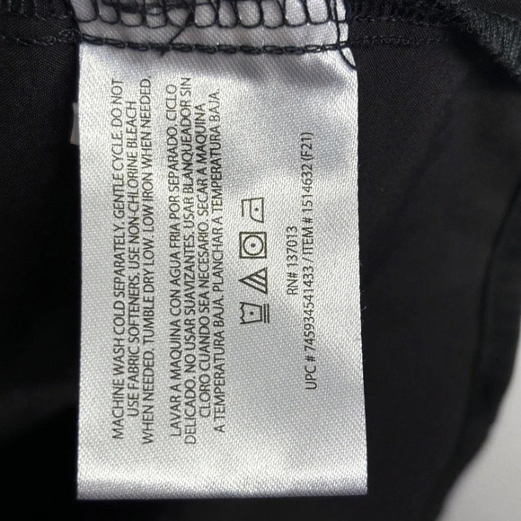 Orvis Pack & Go Travel Dress Black Roll Tab Sleeve Mini Tie Waist Wrinkle Resist - Picture 9 of 12